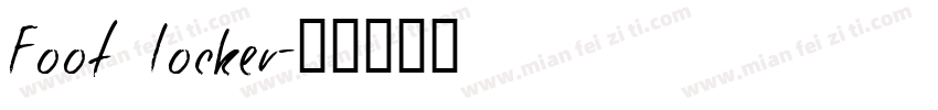 Foot Locker字体转换